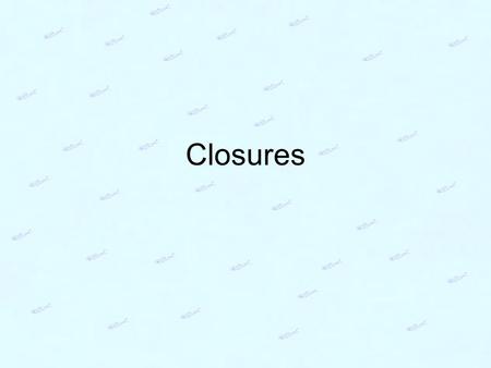 Closures. 2 Seasons –Can fish only at certain times. Areas –Fishing restricted in specific locations. Fisheries –Fishing is completely prohibited.