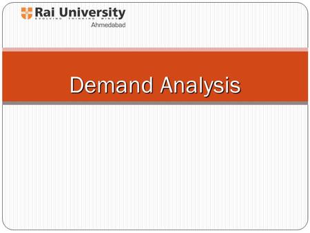 Demand Analysis. Elasticity... … allows us to analyze supply and demand with greater precision. … is a measure of how much buyers and sellers respond.