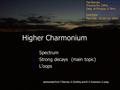 Higher Charmonium 1) Spectrum 2) Strong decays (main topic) 3) L’oops Ted Barnes Physics Div. ORNL Dept. of Physics, U.Tenn. GHP2004 Fermilab, 24-26 Oct.