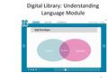 Digital Library: Understanding Language Module 1.