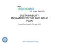 SUSTAINABILITY: MIGRATION TO THE 2600 HDHP PLAN Navajo County Health Plan year 2016 We Are Navajo County.