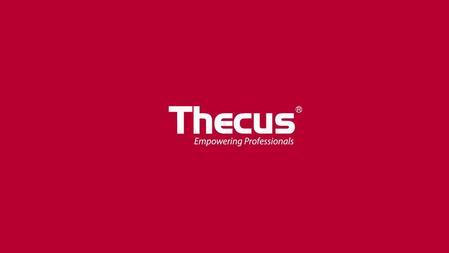 Take Control of your Digital Life In today's environment, we never know where life may take us. With Thecus NAS, wherever that place me be, our digital.