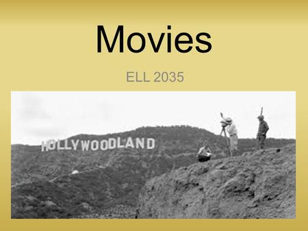 Movies ELL 2035. Common Mistakes #8 Movie Edition.