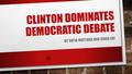 CLINTON DOMINATES DEMOCRATIC DEBATE BY SOFIA MOTTURA AND CIARA FAY.