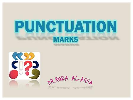 What is an end mark? An end mark is also known as punctuation, and comes at the end of a sentence. It lets you know when to stop.