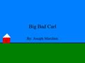 Big Bad Carl By: Joseph Marchini. Once upon a time, in the land of kindergarteners, there was one boy, who was more boy than the rest. His name was Big.