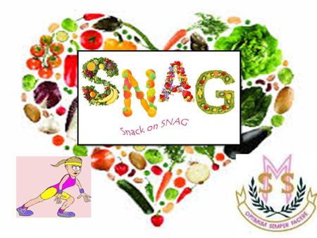 School Nutritional Action Group Promote healthy eating and healthy lifestyles for all pupils and staff in St Mary's. What is S.N.A.G?