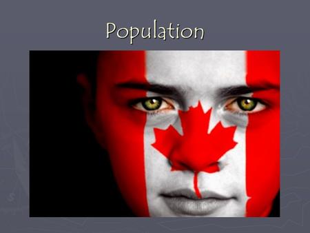 Population Learning Goals - understand demography - understand, analyze and calculate population growth rate - understand what population density means.