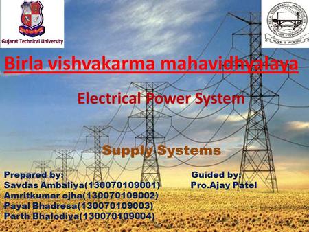 Electrical Power System