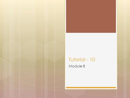 Module 8 Tutorial - 10 1.  An 8086 system is used for controlling the speed of a motor. The motor can operate at 5 different speeds (1- 5).  The speed.