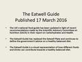 The Eatwell Guide Published 17 March 2016