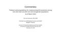 Commentary Thailand national guidelines for implementing HIV prevention among men who have sex with men and transgender populations As of March 2013 Frits.