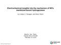 Electrochemical insights into the mechanism of NiFe membrane-bound hydrogenases by Lindsey A. Flanagan, and Alison Parkin Biochm. Soc. Trans. Volume 44(1):315-328.