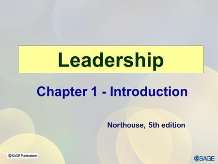 Chapter 1 - Introduction