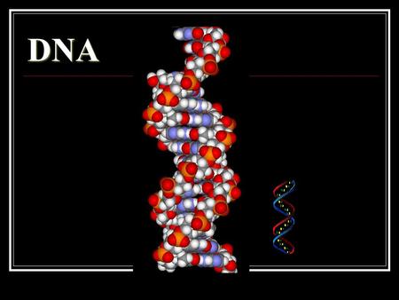 DNA. 1. Griffith Experiment The genetic material in cells, was not clear to scientists for many years. Remember Chromosomes consist of proteins. OR.