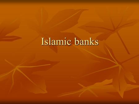 Islamic banks. Submitted by We knew already that commercial banks rely on attracting deposits and funds to run a predefined interest, deposits for the.