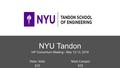 NYU Tandon VIP Consortium Meeting ● May 12-13, 2016 Peter Voltz ECE Matt Campisi ECE.