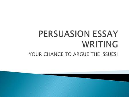 YOUR CHANCE TO ARGUE THE ISSUES!.  There are several types of writing you may be asked to do in the Keystone Exams. ◦ Descriptive writing uses specific.