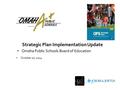 Strategic Plan Implementation Update Omaha Public Schools Board of Education October 20, 2014.