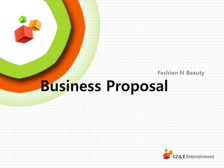 Fashion N Beauty Business Proposal.