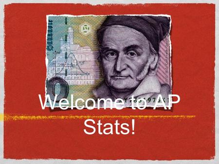 Welcome to AP Stats!. The AP Exam Thursday, May12, 2015. This is during the second week of AP testing and about 4 weeks after Spring Break. The TEST: