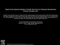 Report of the National Institutes of Health Task Force on Research Standards for Chronic Low Back Pain Richard A. Deyo, MD, MPH, Samuel F. Dworkin, DDS,