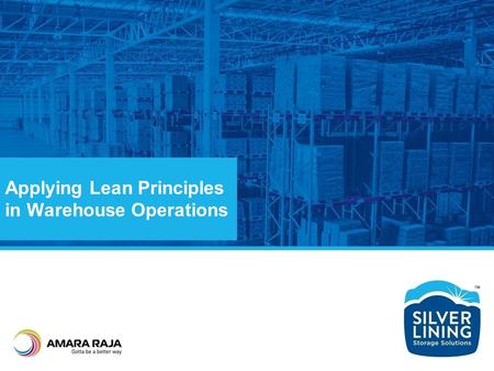 Applying Lean Principles in Warehouse Operations