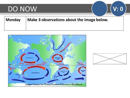 DO NOW V: 0 MondayMake 3 observations about the image below.