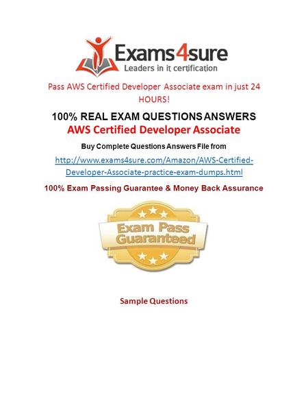 100% Exam Passing Guarantee & Money Back Assurance