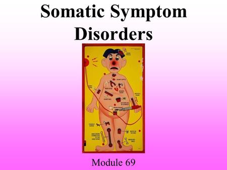 Somatic Symptom Disorders