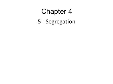 Chapter 4 5 - Segregation. Republicans Break the power of the wealthy planters Make sure African Americans rights were protected WARM-UP Who dominated.