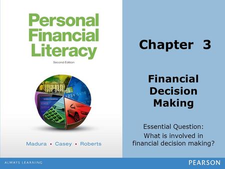 Financial Decision Making Essential Question: What is involved in financial decision making? Chapter 3.