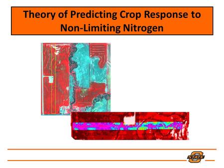 Theory of Predicting Crop Response to Non-Limiting Nitrogen.