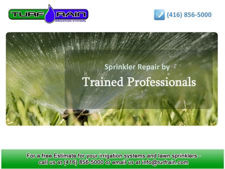 Tips on how to winterize your lawn sprinkler system Benefits of using Lawn Sprinkler Systems.