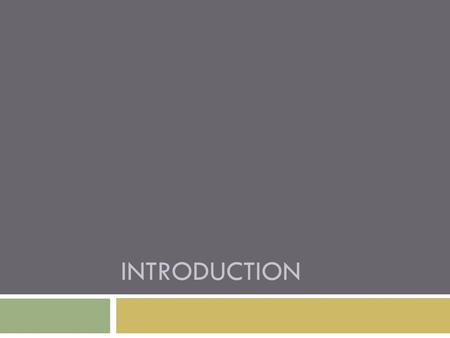 INTRODUCTION. Electrical and Computer Engineering  Concerned with solving problems of two types:  Production or transmission of power.  Transmission.