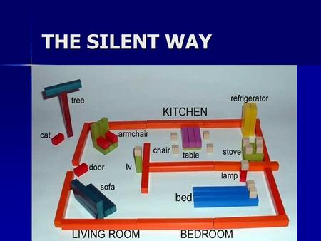 THE SILENT WAY Basic Principles of the Silent Way : Teaching should be subordinated to learning Teaching should be subordinated to learning Learning.