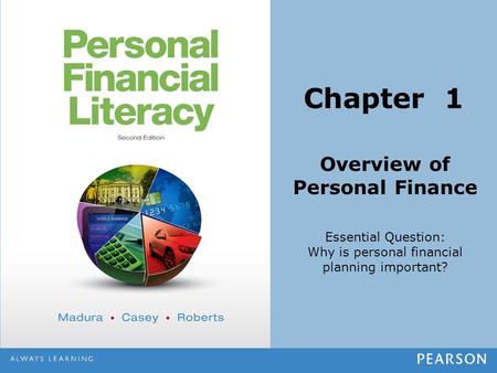 Overview of Personal Finance Essential Question: Why is personal financial planning important? Chapter 1.