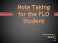 Question and Answer Nicole Ulrich SDV 100-64. The Online Learner Taking notes for the online learner may seem easy. After all everything is already written.