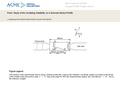 Date of download: 6/23/2016 Copyright © ASME. All rights reserved. From: Study of the Cavitating Instability on a Grooved Venturi Profile J. Fluids Eng.