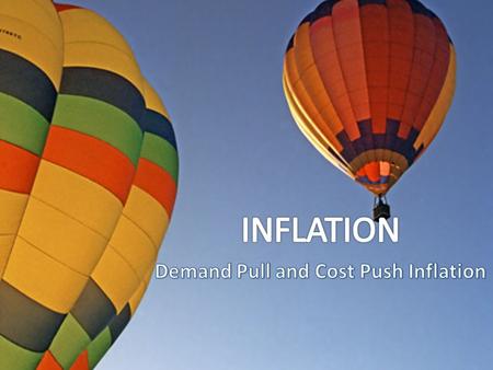 AD AS AD 1 Price Level PL e Ye Real GDP PL 1 Y1Y1 Demand Pull Inflation Real GDP increases Price level increases.