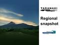 Regional snapshot. Taranaki Population Growth – comparisons.