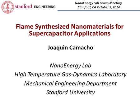 Flame Synthesized Nanomaterials for Supercapacitor Applications