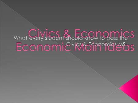  Resources necessary to produce goods and services  The four factors of production are natural resources, labor, capital, and entrepreneurs.