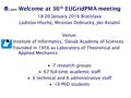 Welcome at 36 th EUGridPMA meeting 18-20 January 2016 Bratislava Ladislav Hluchý, Miroslav Dobrucký, Ján Astaloš Venue: Institute of Informatics, Slovak.