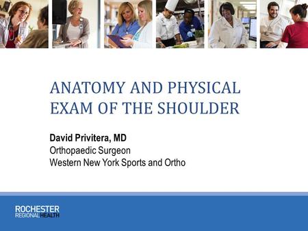 ANATOMY AND PHYSICAL EXAM OF THE SHOULDER