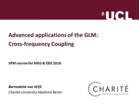 Cross-frequency coupling