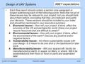 19-35 Design of UAV Systems Parametric weightsc 2002 LM Corporation ABET expectations Each final report should contain a section (one paragraph or longer)