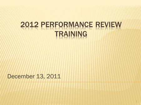 December 13, 2011 1.  Current policy  Required employees to complete Individual Development Plans (IDPs) for Milestone and Exemplary Merit increases.