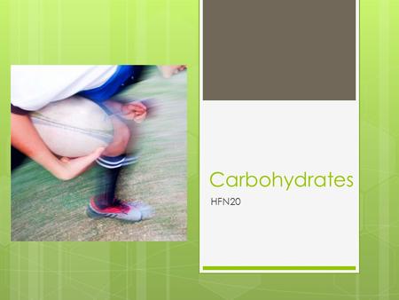 Carbohydrates HFN20. What is a calorie?  Unit a energy, measurement of heat  The amount of energy, or heat, it takes to raise the temperature of 1 gram.