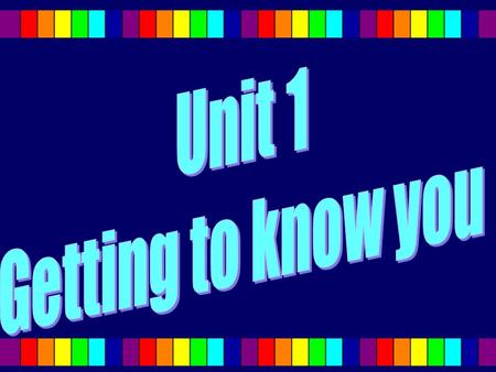 Starter 1.Where were you born? 2.What do you do? 3.Are you married? 4.Why are you learning English? 5.When did you start learning English? 6.How often.